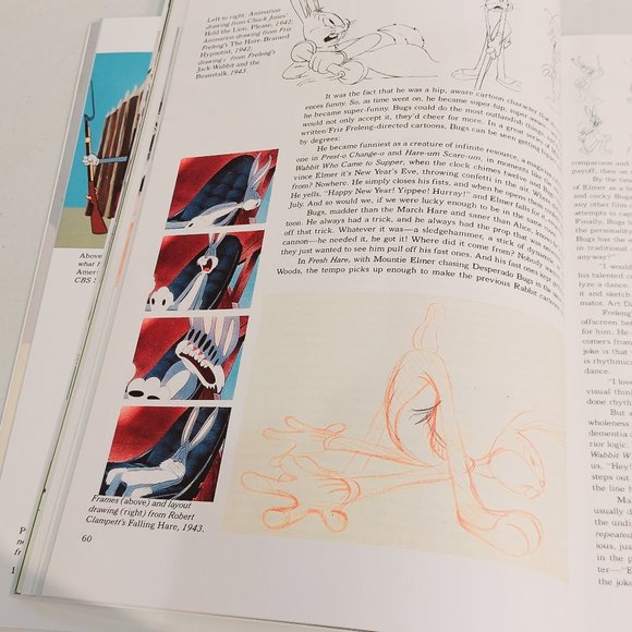 Vtg 1990 Bugs Bunny~ Fifty Years and Only One Grey Hare Book - Picture 6 of 12